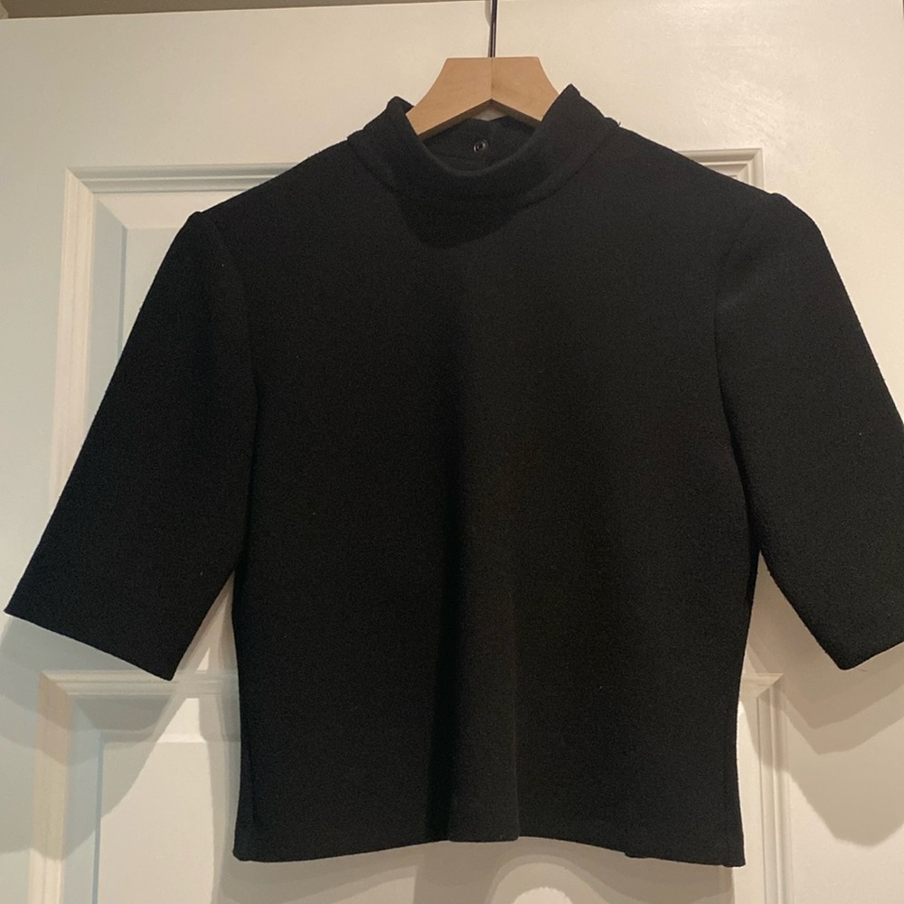 Zara elegant open back top size small